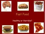 Fast Food - slide 1