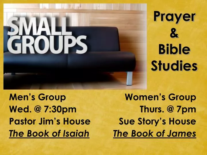 prayer bible studies