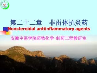 nonsteroidal antiinflammatory agents