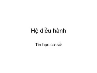 h i u h nh