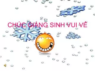 ch c gi ng sinh vui v
