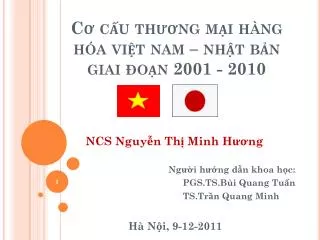 c c u th ng m i h ng h a vi t nam nh t b n giai o n 2001 2010