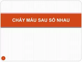 ch y m u sau s nhau