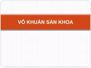 v khu n s n khoa