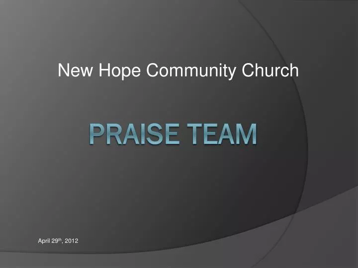 new hope community church