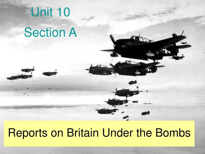 unit 10 section a