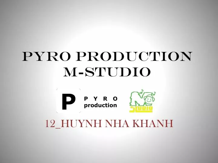 pyro production m studio