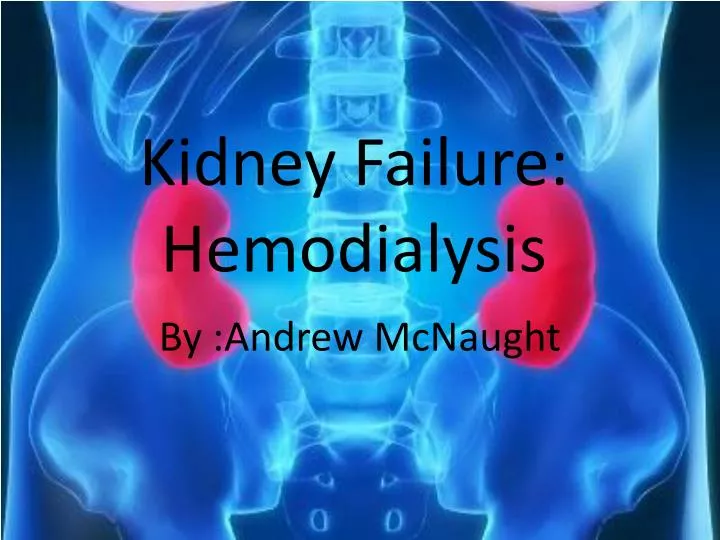 kidney failure hemodialysis