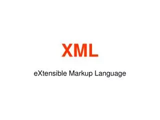 extensible markup language