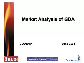Market Analysis of GDA
