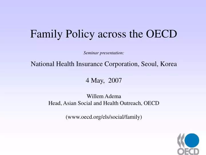 family policy across the oecd