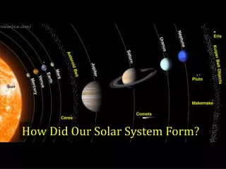 How Did Our Solar System Form?