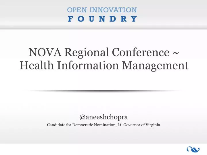 nova regional conference health information management