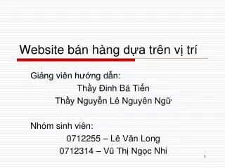 website b n h ng d a tr n v tr