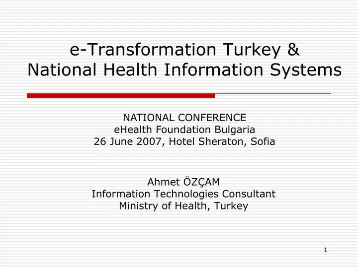 e transformation turkey national health information systems
