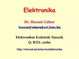 elektronika