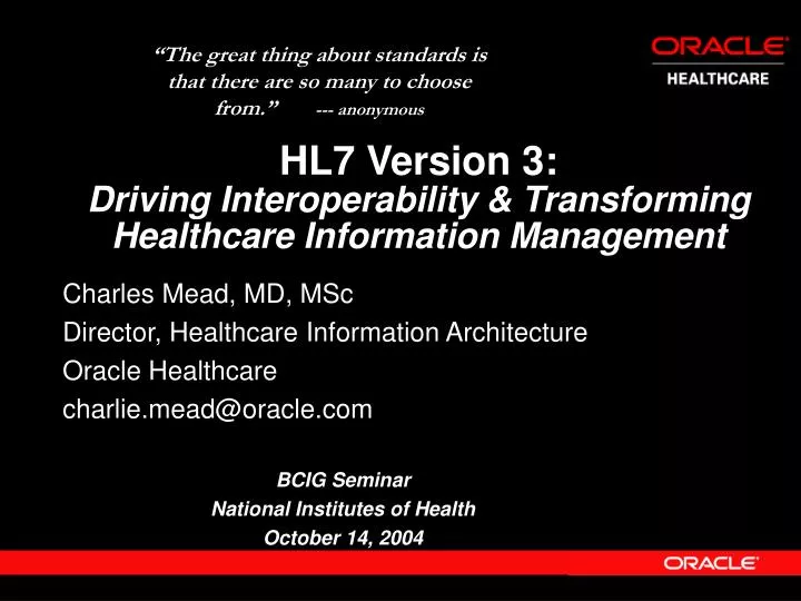 hl7 version 3 driving interoperability transforming healthcare information management
