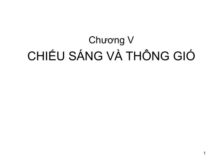 ch ng v chi u s ng v th ng gi