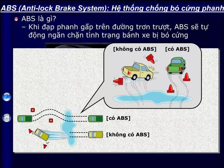 abs anti lock brake system h th ng ch ng b c ng phanh