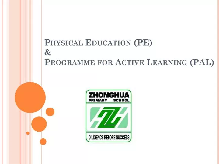 physical education pe programme for active learning pal