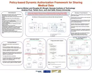 Policy-based Dynamic Authorization Framework for Sharing Medical Data