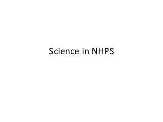 Science in NHPS
