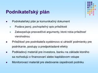 podnikate sk pl n