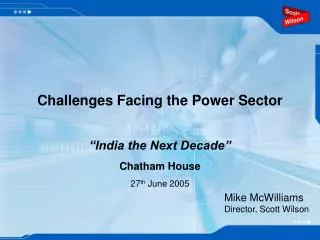 Challenges Facing the Power Sector