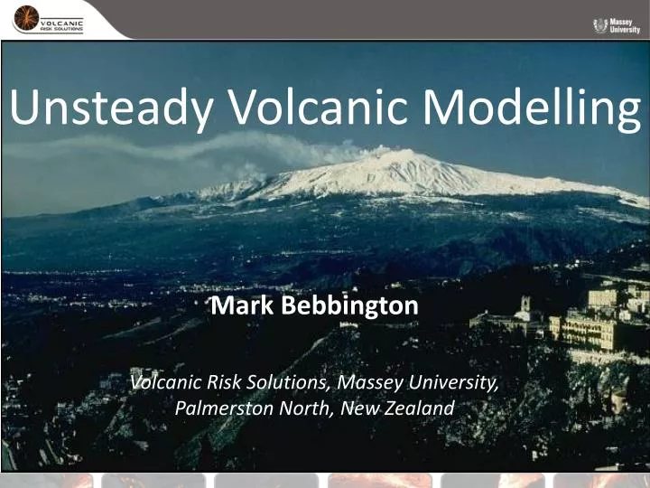 unsteady volcanic modelling