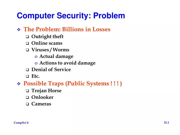 computer security problem