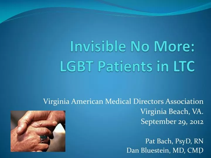 invisible no more lgbt patients in ltc