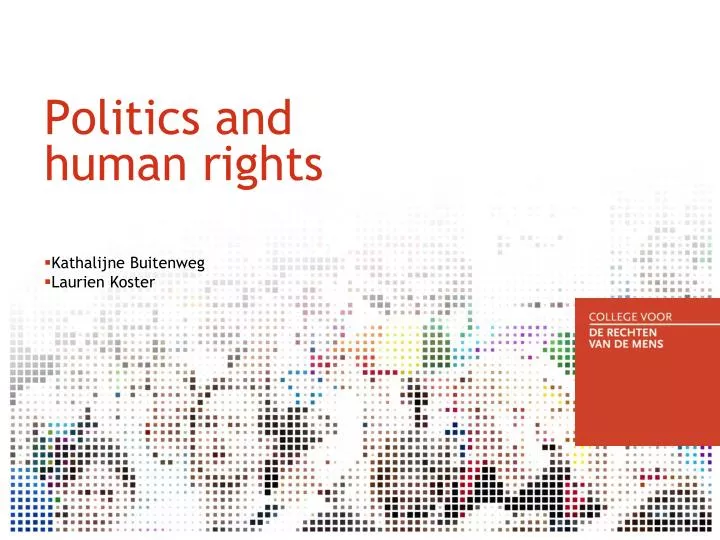 politics and human rights