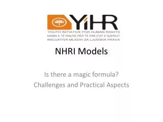 NHRI Models
