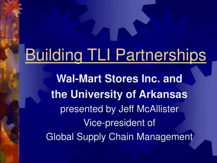 building tli partnerships