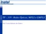 TP – 319 - Redes Ópticas, MPLS e GMPLS