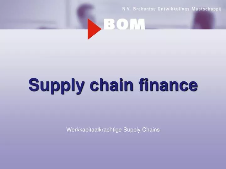 supply chain finance