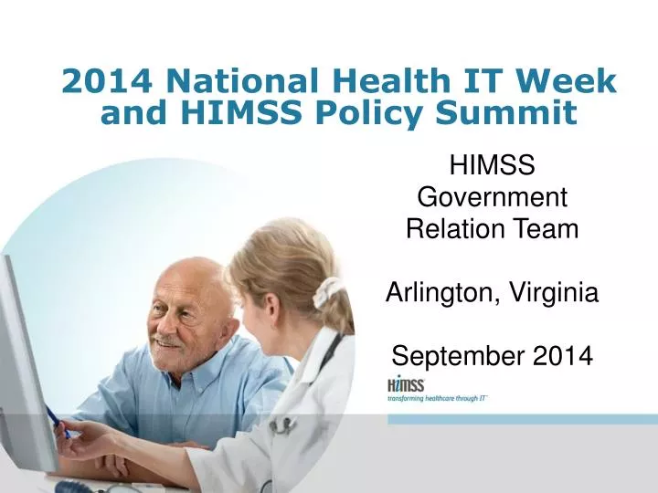 2014 national health it week and himss policy summit