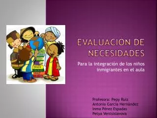 evaluaci n de necesidades