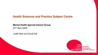 Health Sciences and Practice Subject Centre