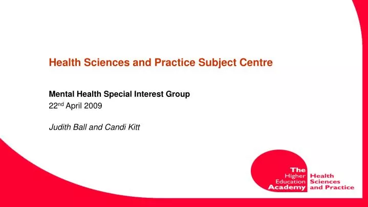 health sciences and practice subject centre
