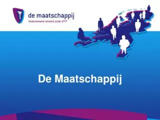 de maatschappij
