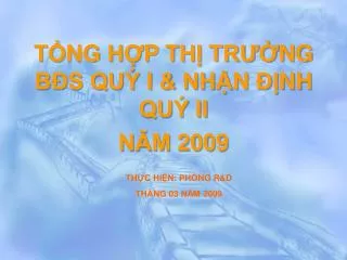 t ng h p thi tr ng b s quy i nh n i nh quy ii n m 2009