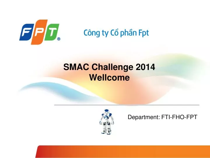 smac challenge 2014 wellcome