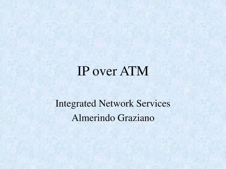 ip over atm