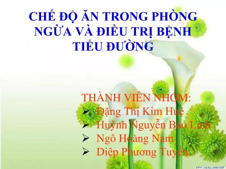 ch n trong ph ng ng a v i u tr b nh ti u ng