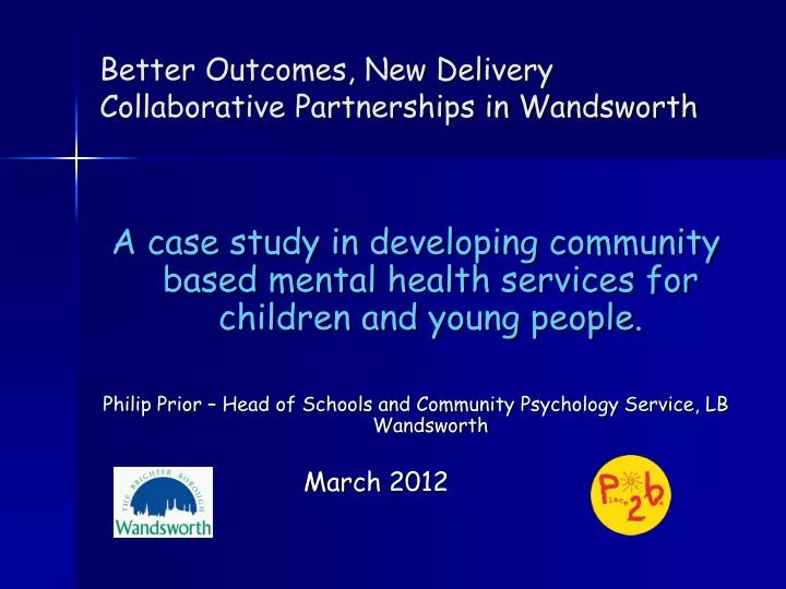 better outcomes new delivery collaborative partnerships in wandsworth