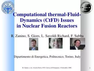 Computational thermal-Fluid-Dynamics (CtFD) Issues in Nuclear Fusion Reactors