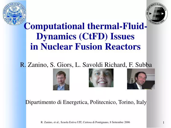 computational thermal fluid dynamics ctfd issues in nuclear fusion reactors