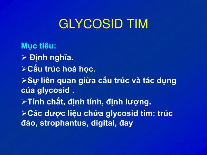 glycosid tim