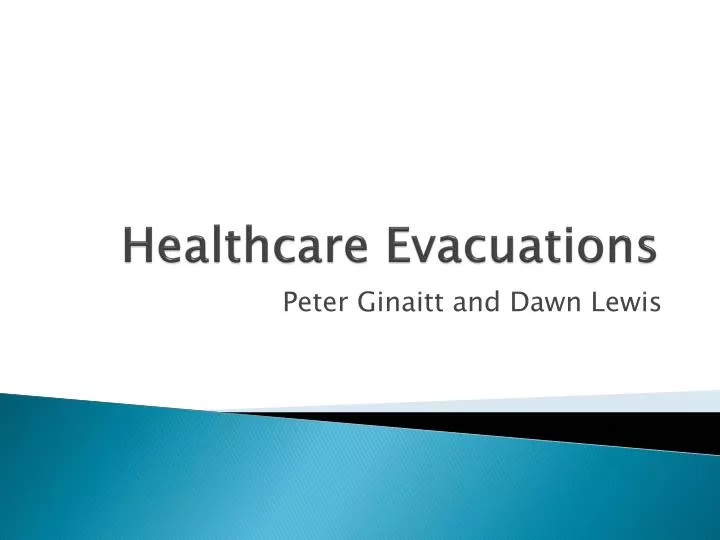 healthcare evacuations